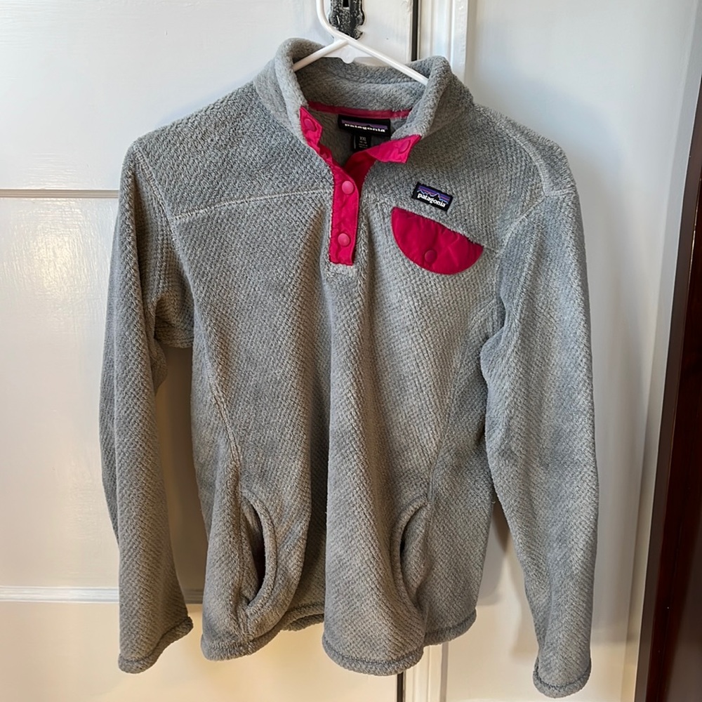 Patagonia Girls’ Re-Tool Snap-T Fleece Pullover
